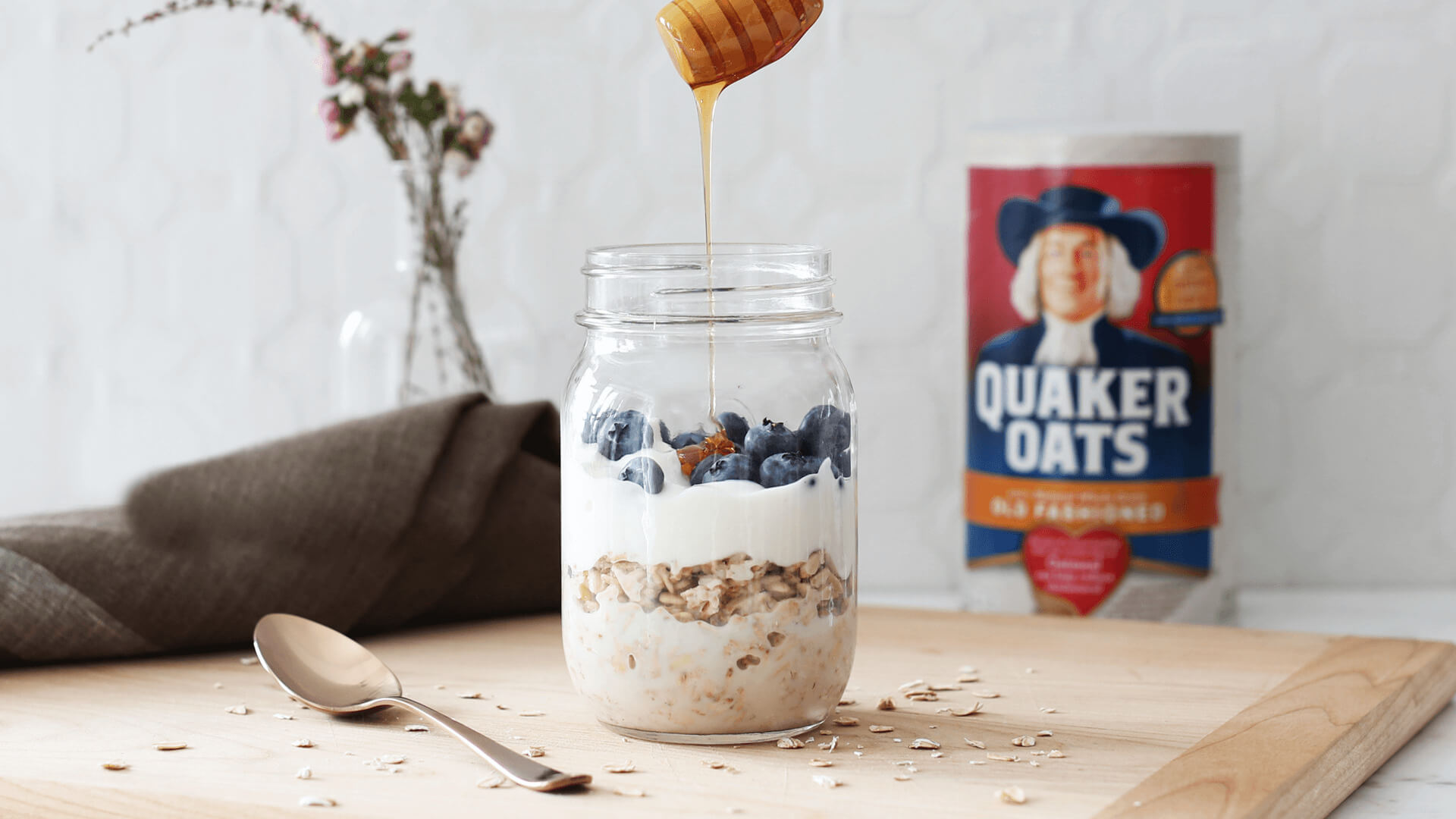 Quaker Overnight Oats and Jar - Aisle Society